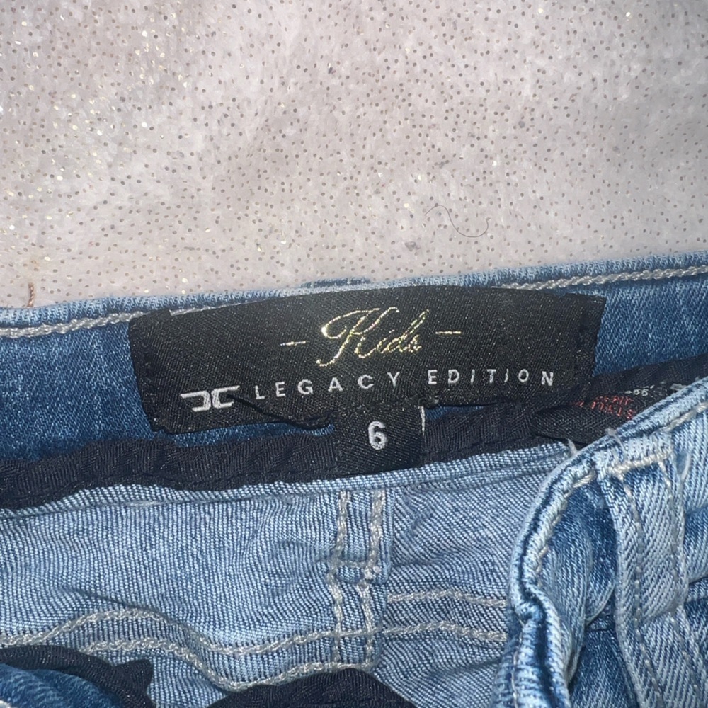 Jordan Craig Kids Legacy Edition Ripped Skinny Jeans | Size 6 | Blue | - Picture 4 of 5